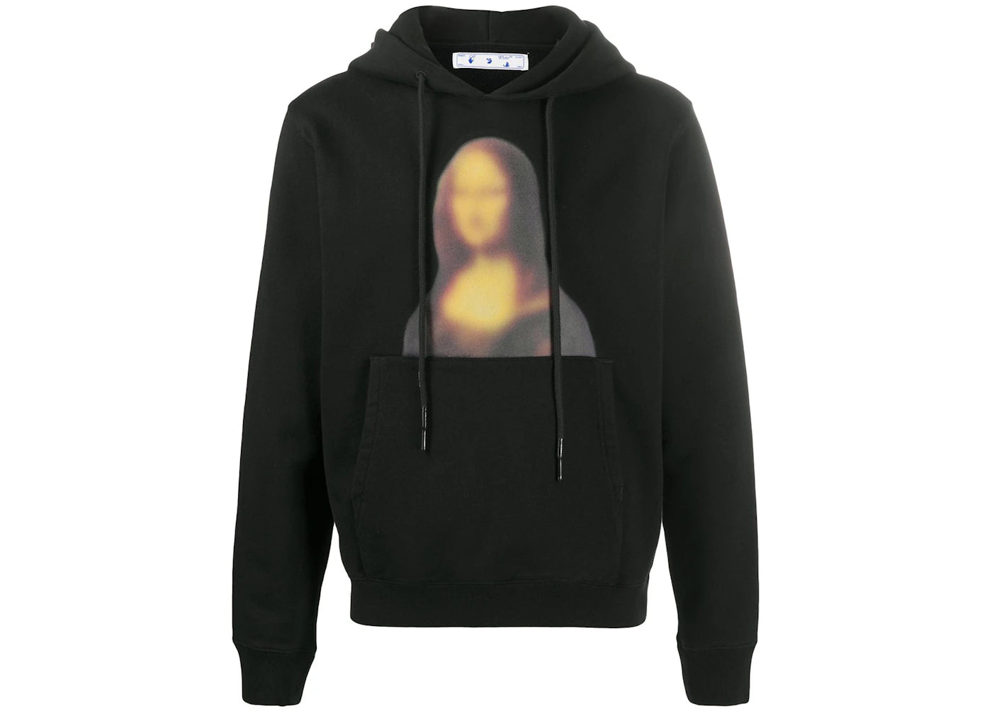 OFF-WHITE Slim Fit Blurred Monalisa Hoodie Black/Black