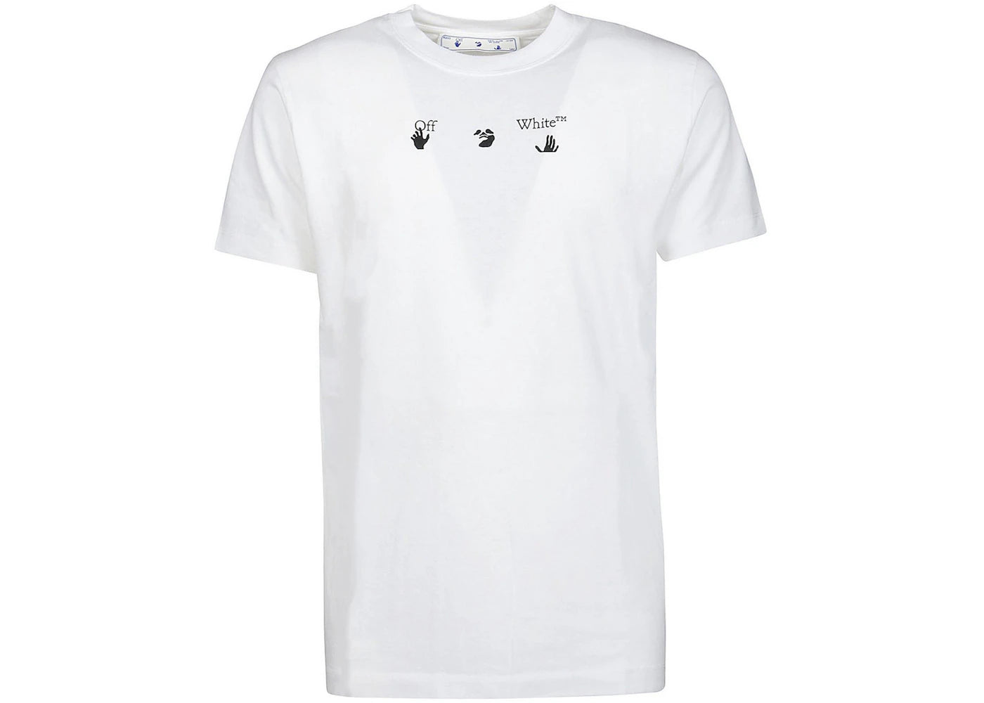 OFF-WHITE Slim Fit Bolt Arrows T-Shirt White Green