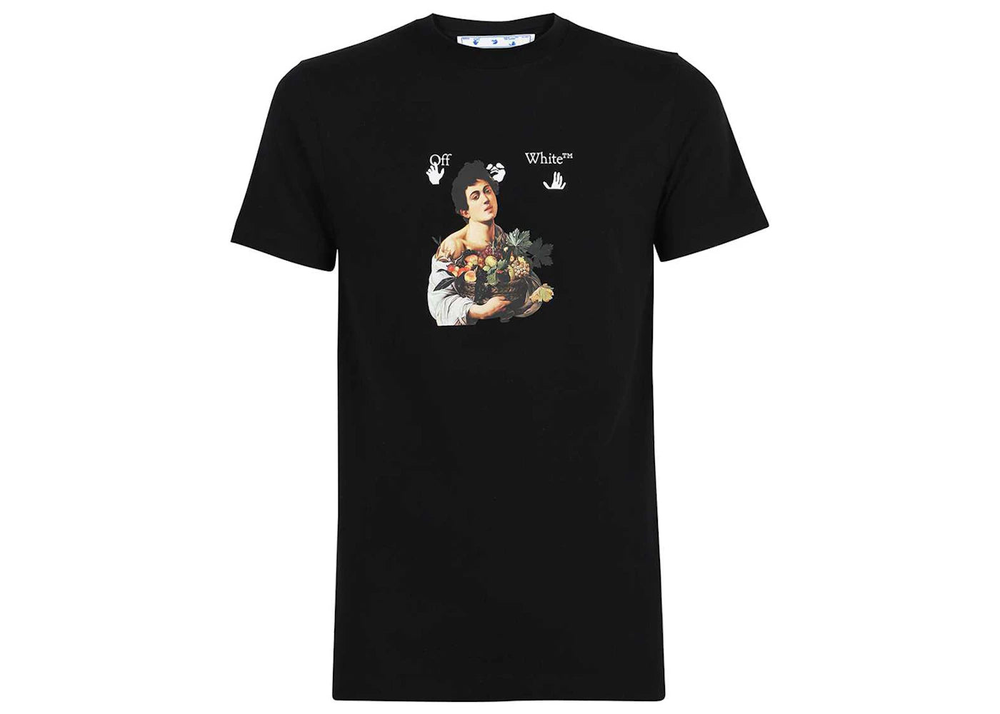 OFF-WHITE Slim Fit Caravaggio Boy T-shirt Black