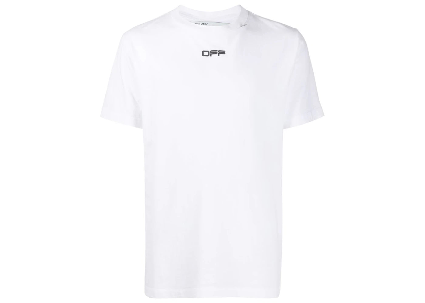 OFF-WHITE Slim Fit Caravaggio Square T-Shirt White Black