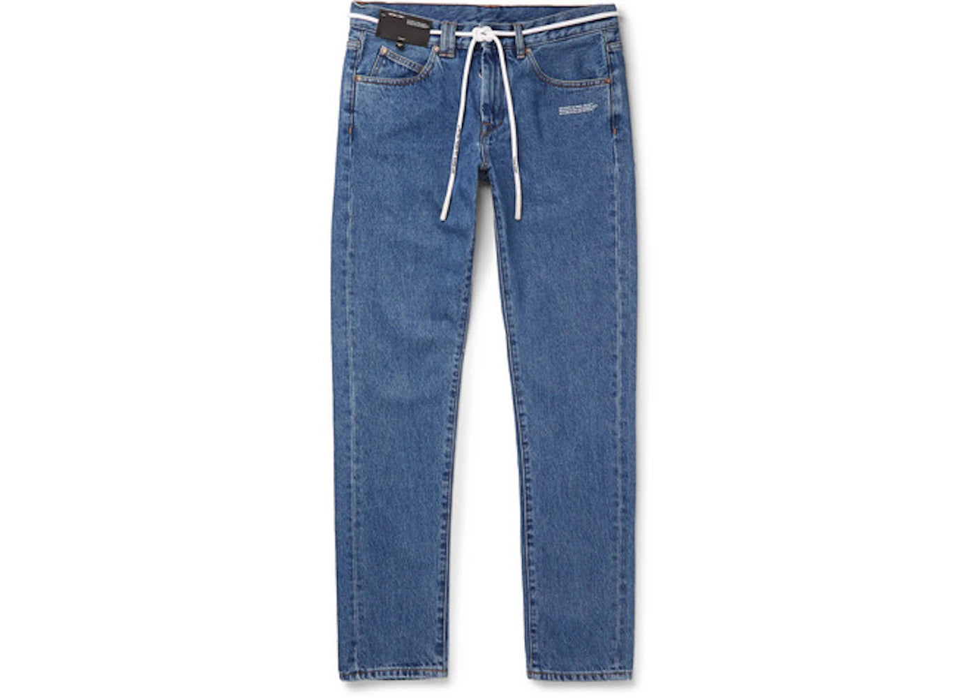 OFF-WHITE Slim Fit Denim Jeans Blue