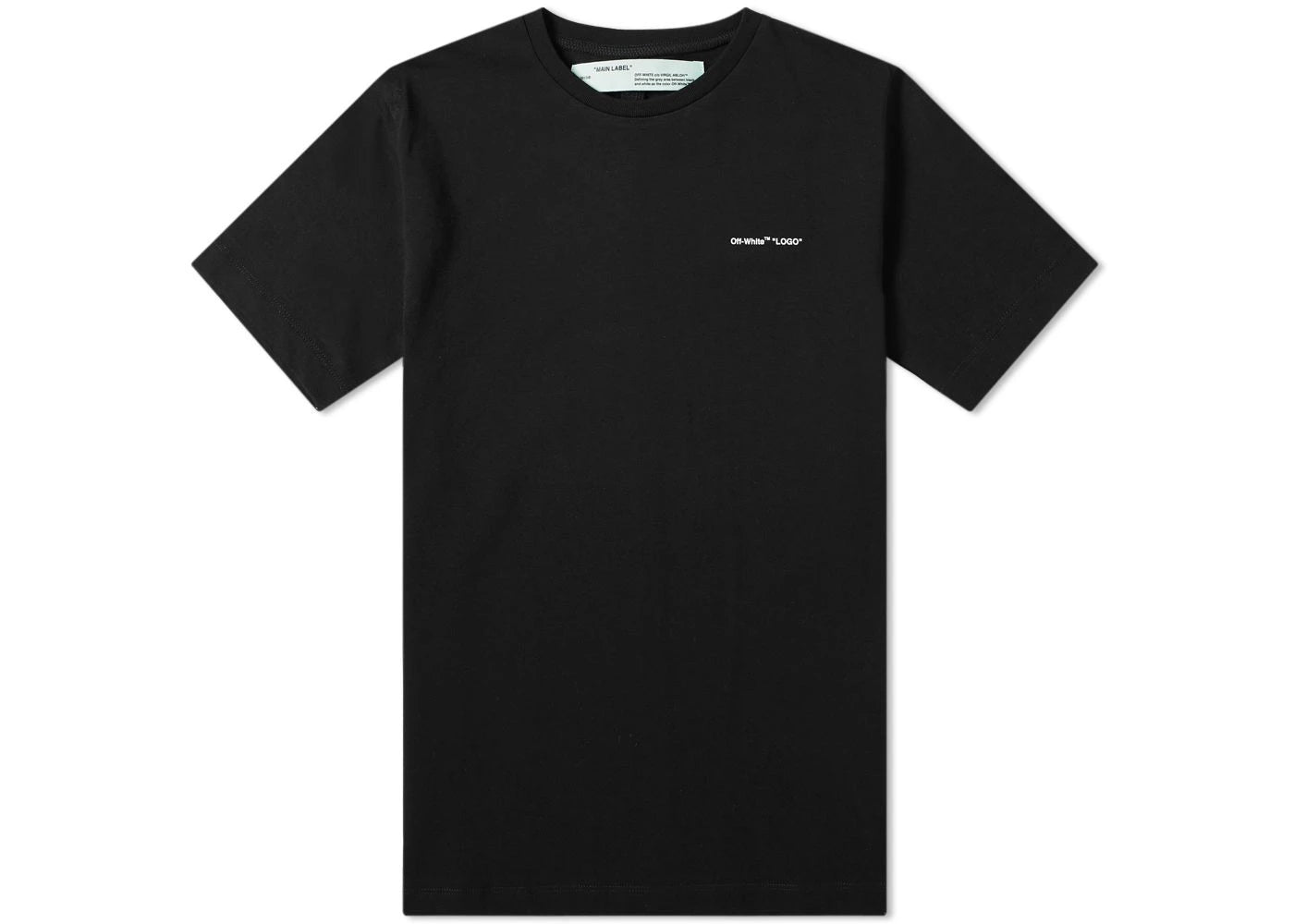 OFF-WHITE Slim Fit Logo T-shirt Black/White