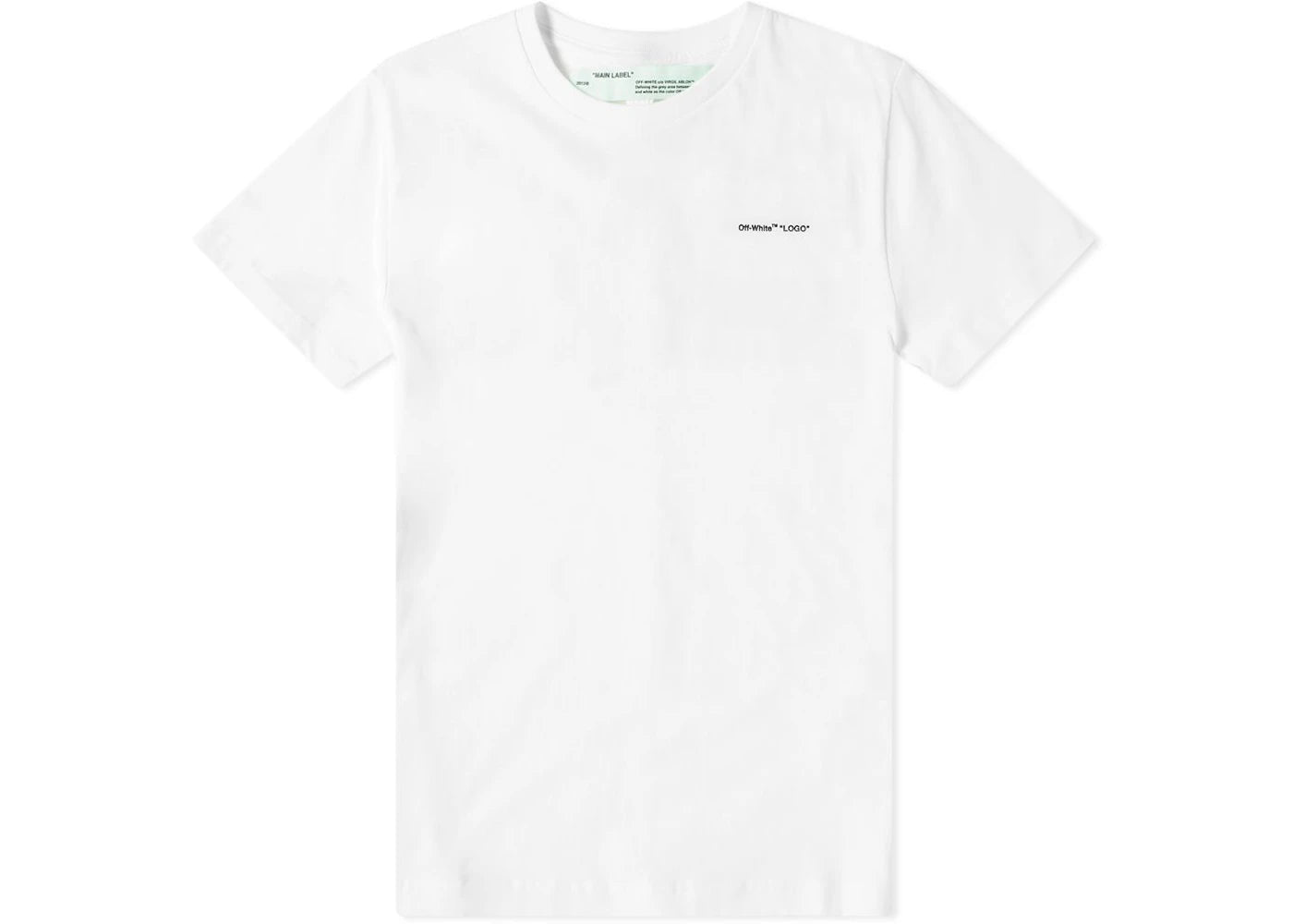 OFF-WHITE Slim Fit Logo T-Shirt White/Black