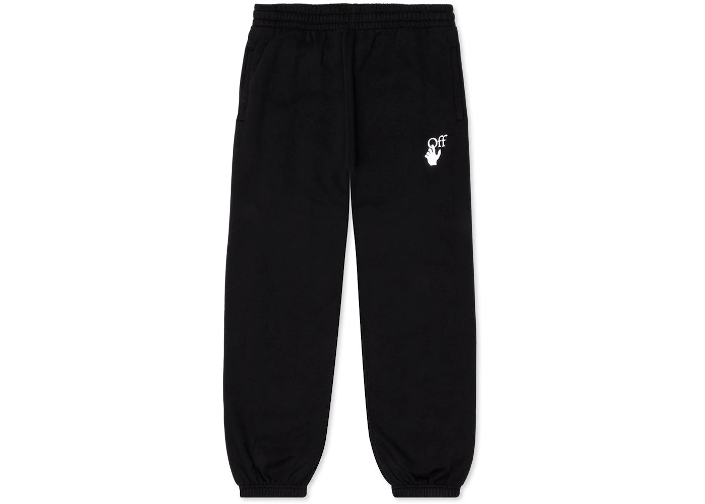 OFF-WHITE Slim Fit Marker Track Sweatpants Black Multi