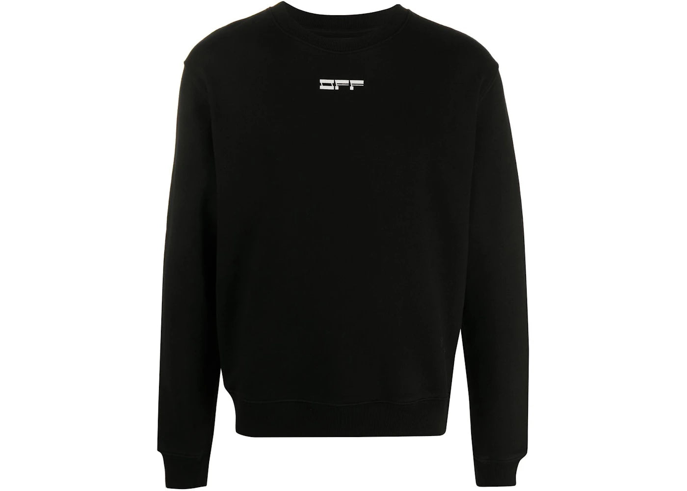 OFF-WHITE Slim Fit Masked Face Sweatshirt Black/White