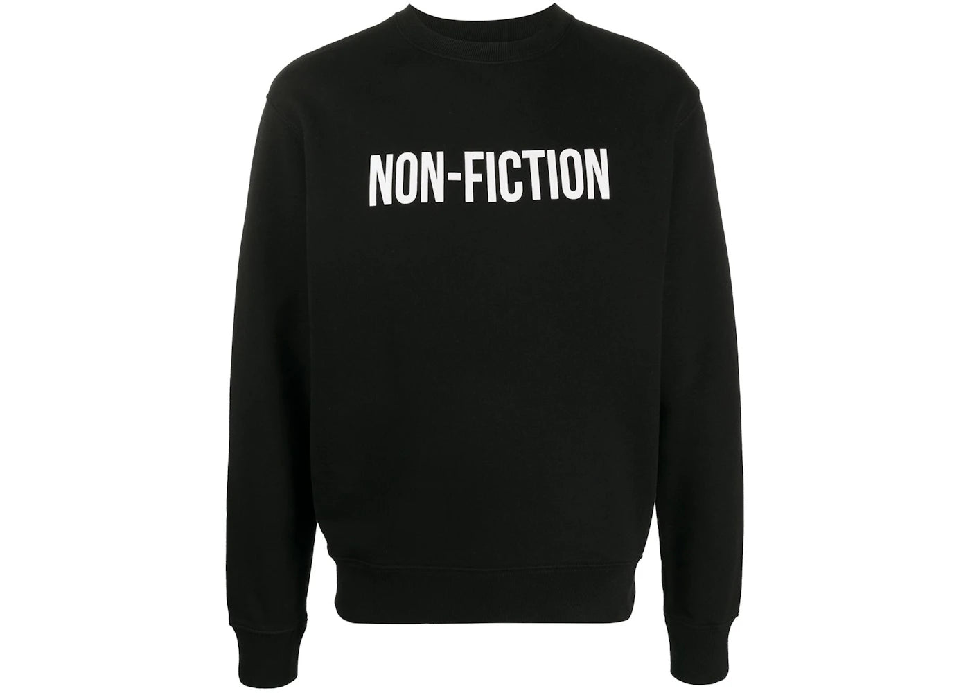 OFF-WHITE Slim Fit Non-Fiction Sweatshirt Black/White