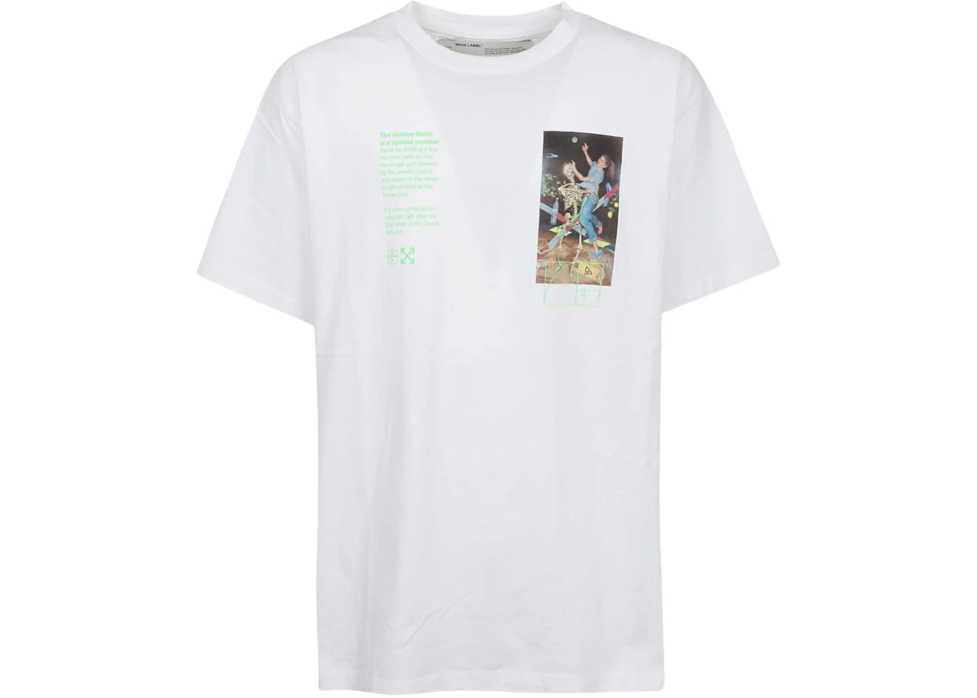 OFF-WHITE Slim Fit Pascal Painting T-shirt White/Multicolor