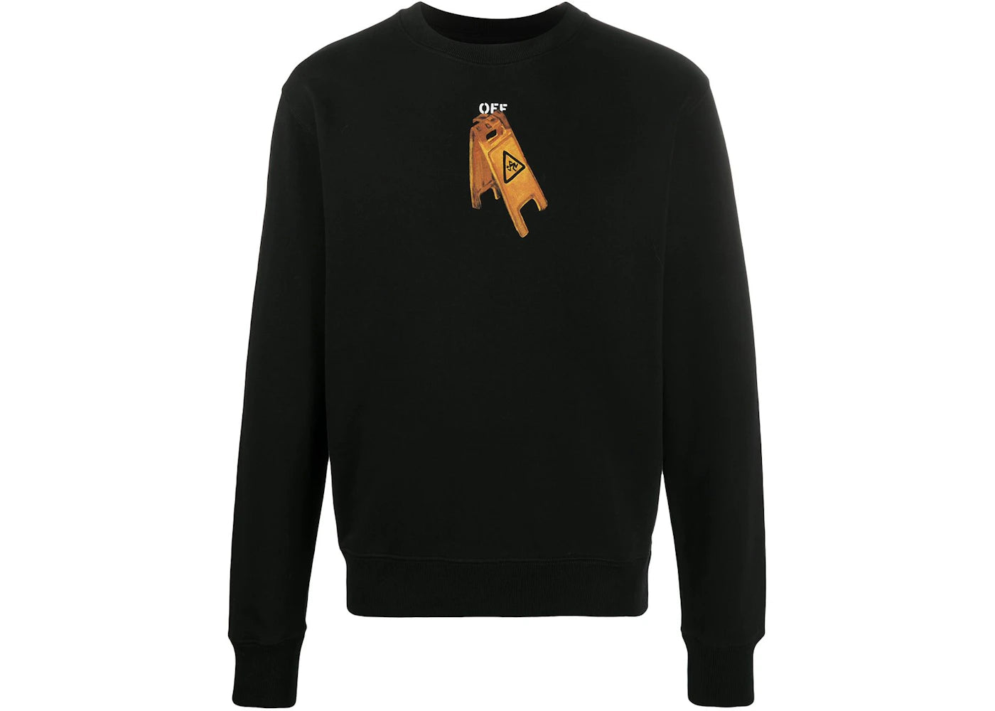 OFF-WHITE Slim Fit Pascal Skeleton Sweatshirt Black/Black