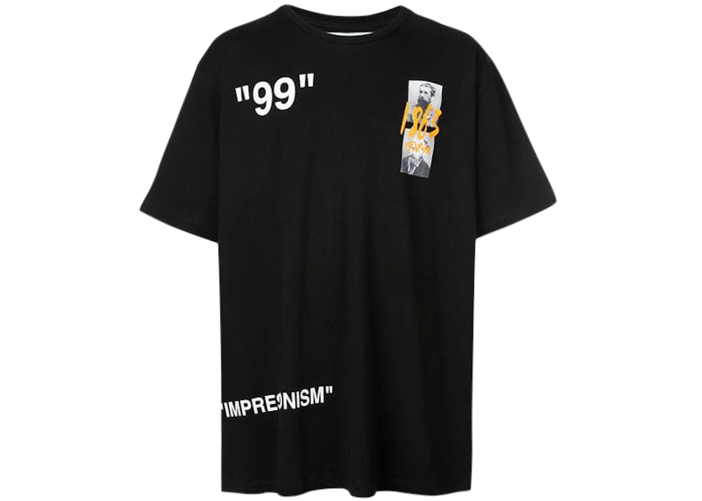 OFF-WHITE Slim Fit Summer T-shirt Black