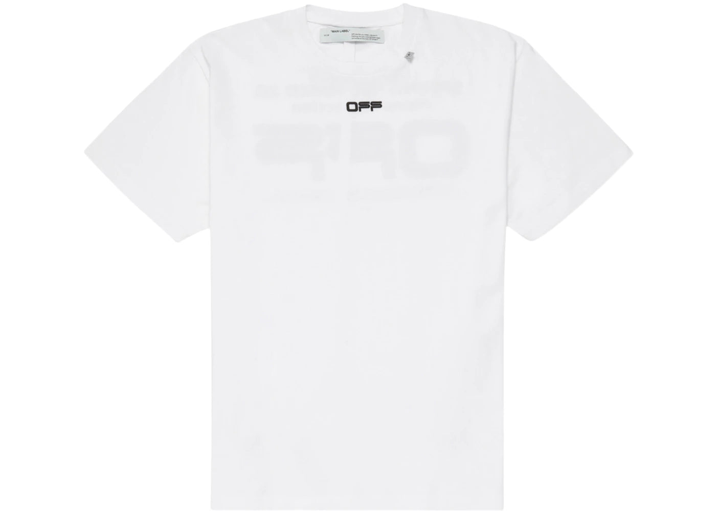 OFF-WHITE Slim Fit Wavy Line T-shirt White/Black