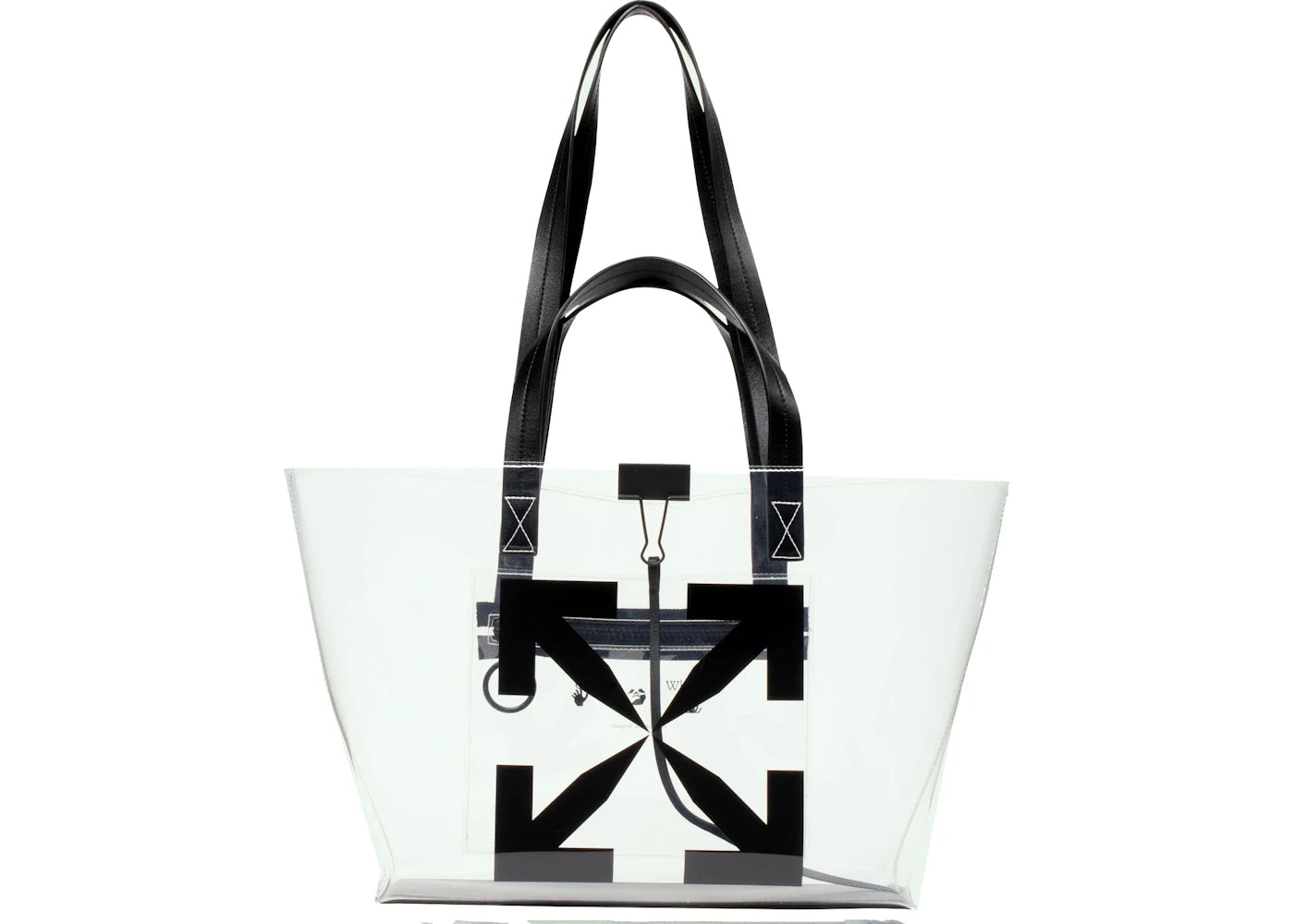 OFF-WHITE Small Arrow Tote Bag Small Transparent