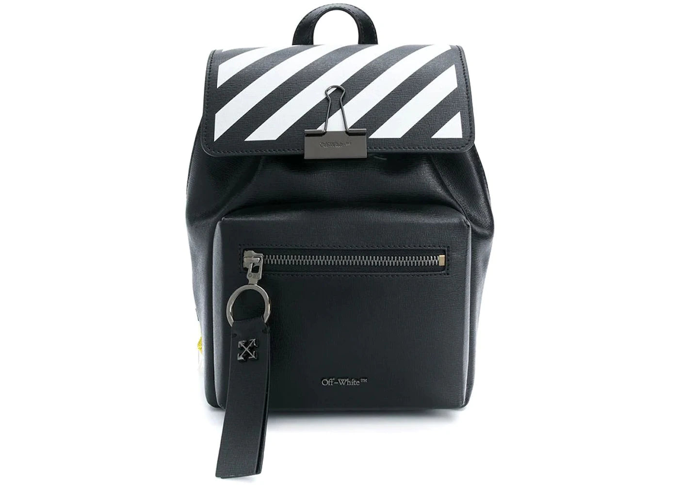 OFF-WHITE Small Diagonal Backpack Black