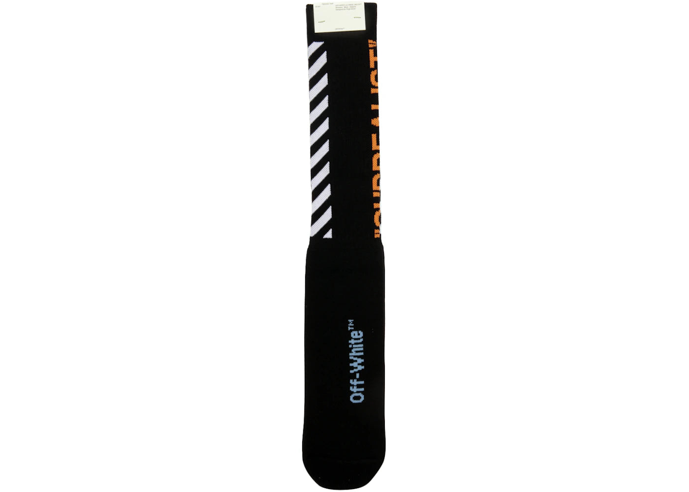 OFF-WHITE Smets Socks (SS19) Black/Orange