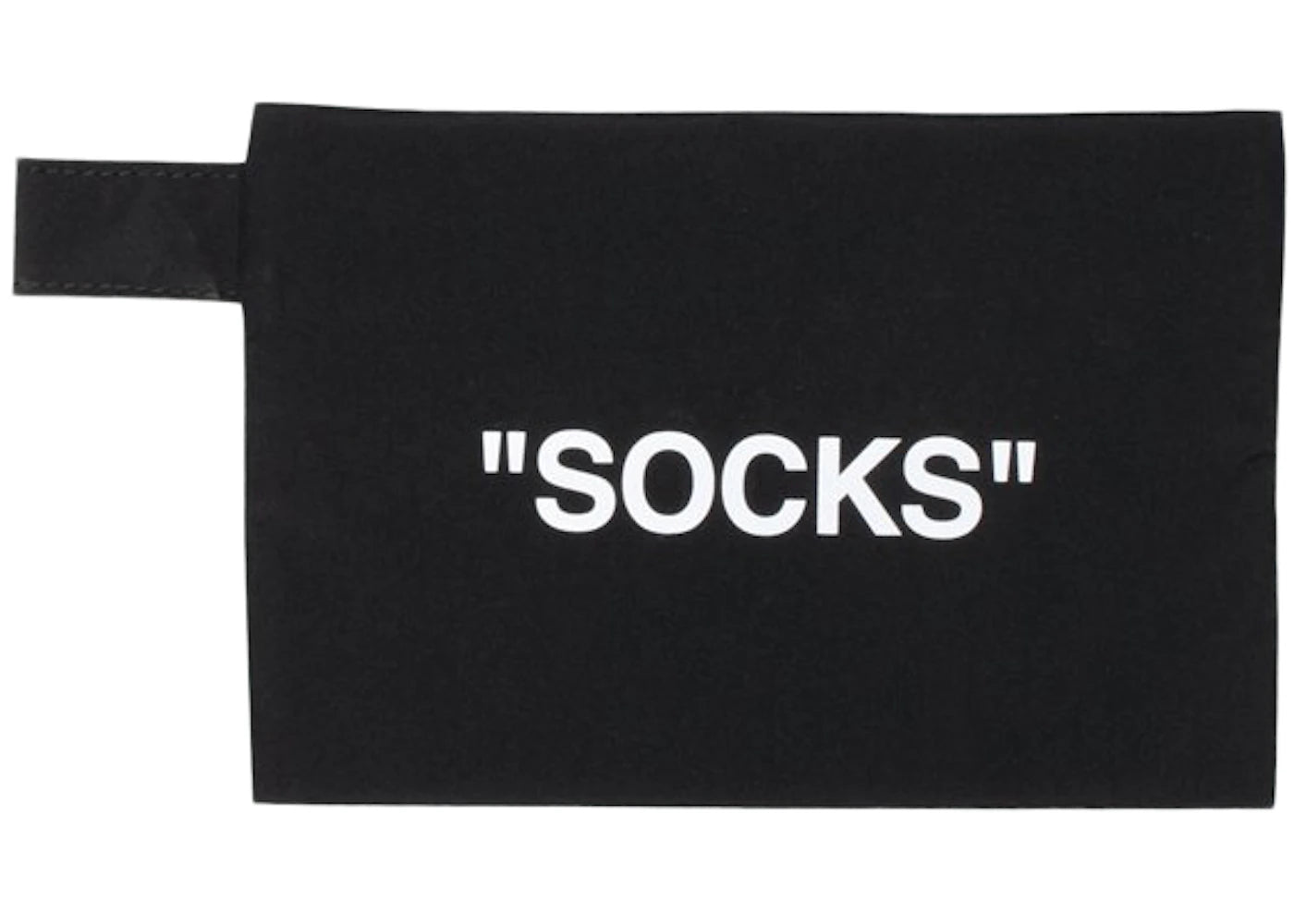 OFF-WHITE Socks Pouch Black/White