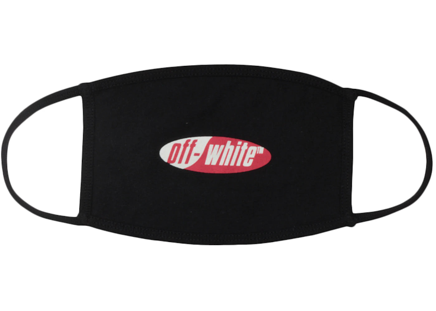 OFF-WHITE Split Logo Face Mask (SS19) Black/White/Red