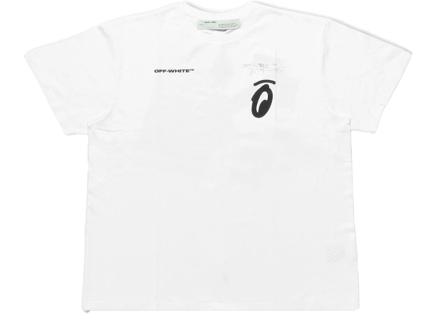 OFF-WHITE Splitted Arrows T-Shirt White/Black