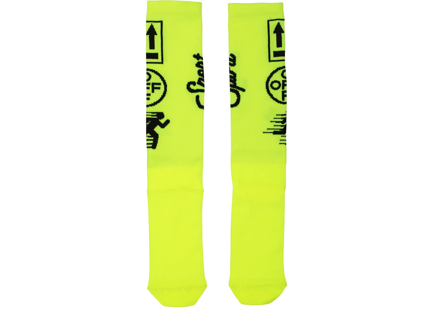 OFF-WHITE Sport Socks (SS19) Fluo Yellow/Black