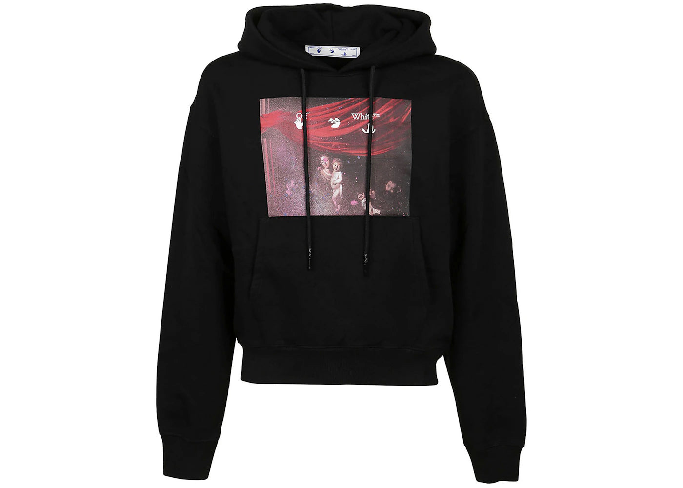 OFF-WHITE Spray Caravaggio Hoodie Black