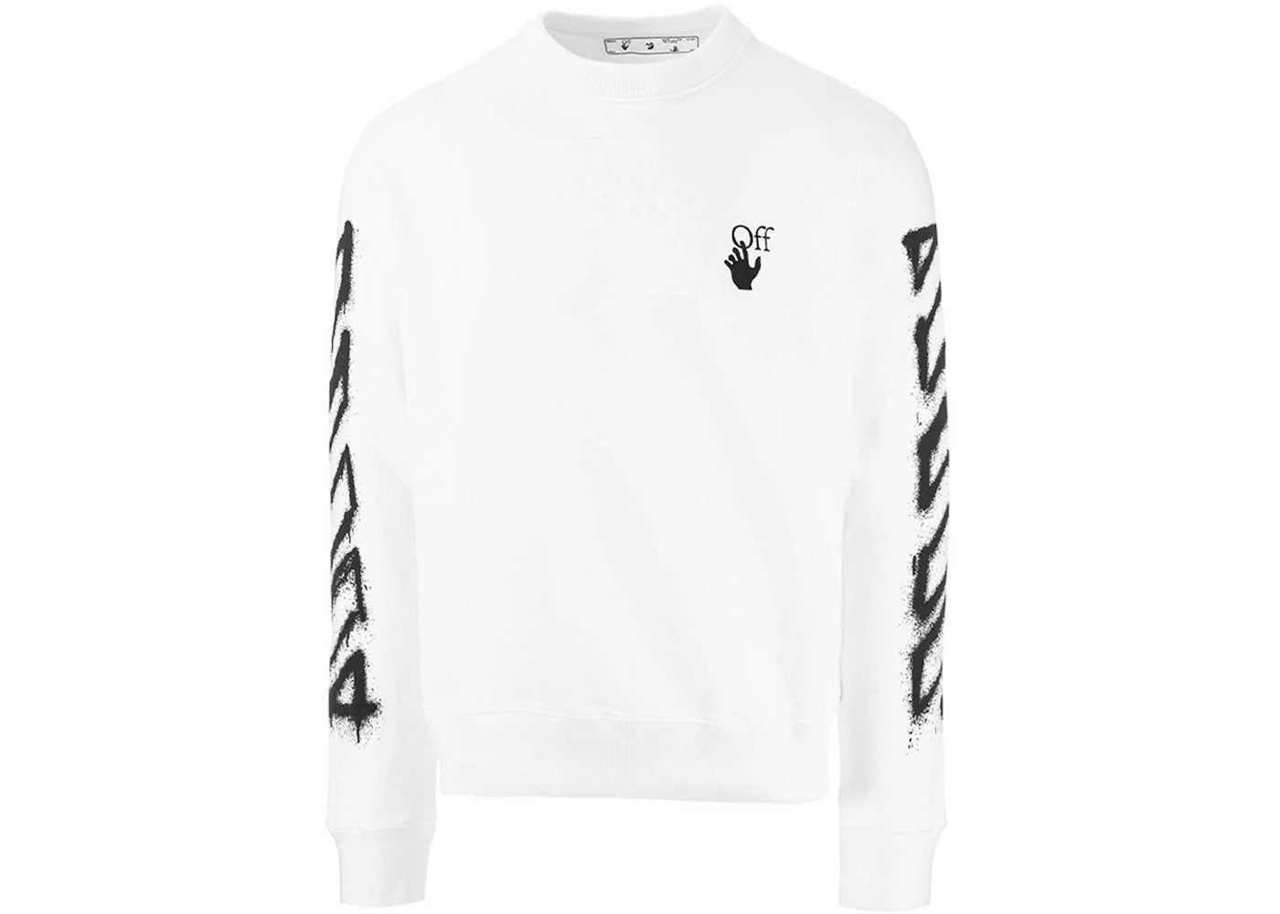 OFF-WHITE Spray Marker Arrows Sweatshirt White Black