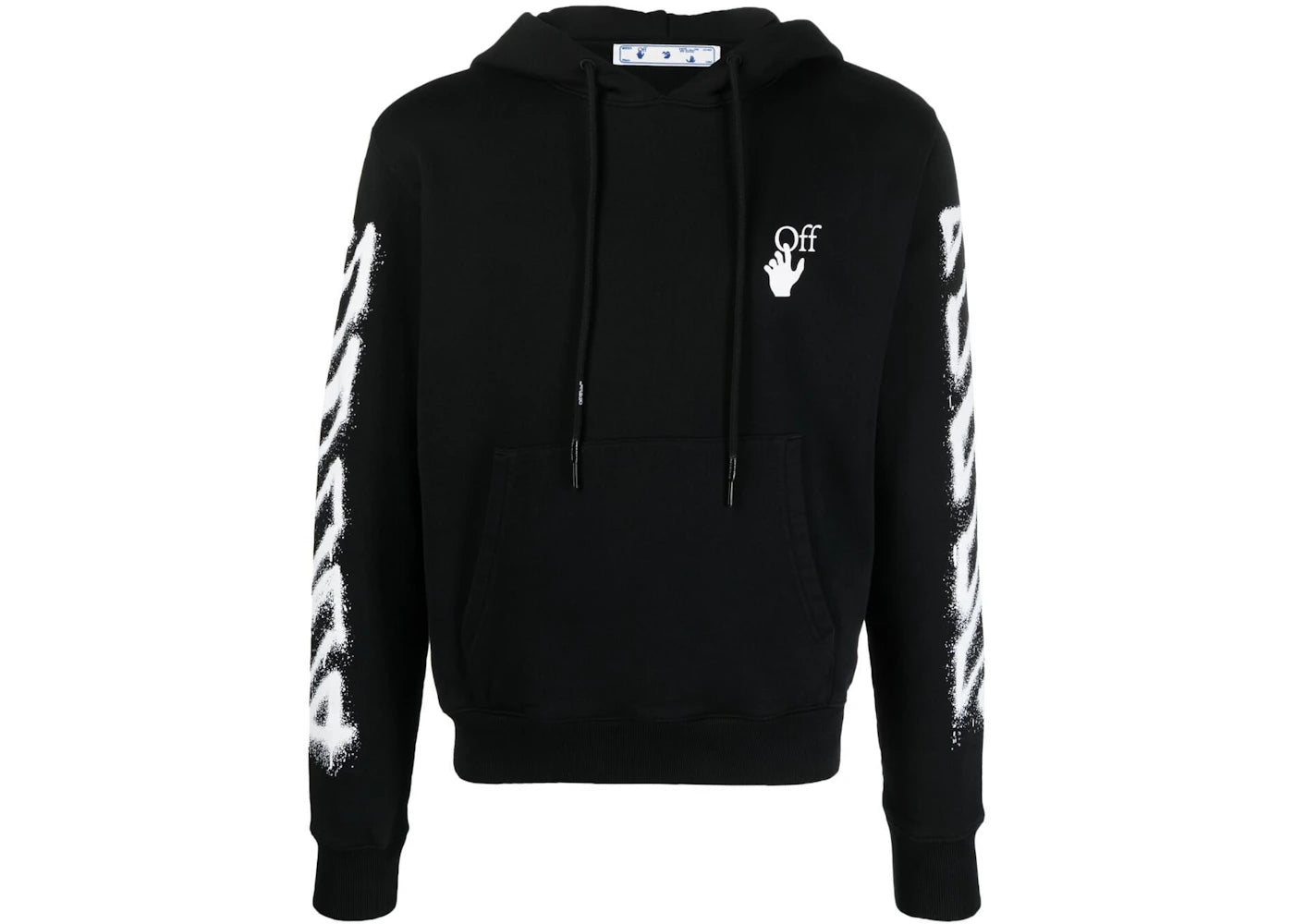 OFF-WHITE Spray Marker Hoodie Black/White