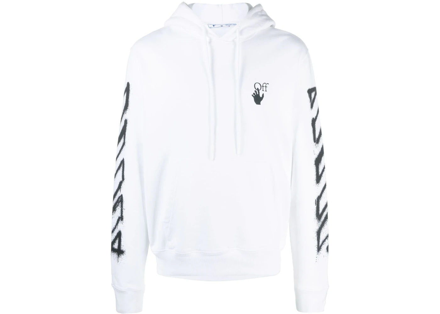 OFF-WHITE Spray Marker Hoodie White/Black