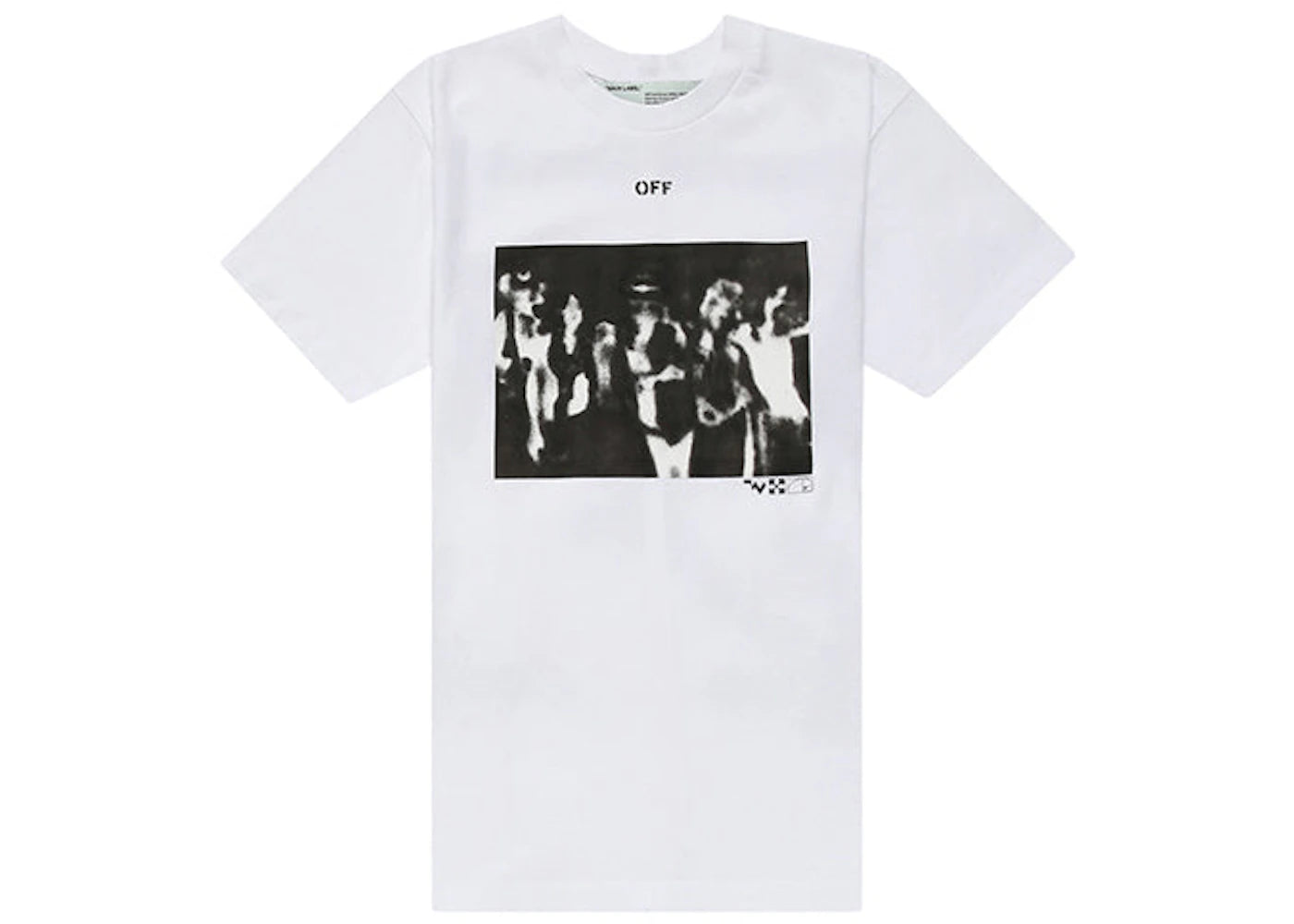 OFF-WHITE Spray Paint Photo T-Shirt White Black