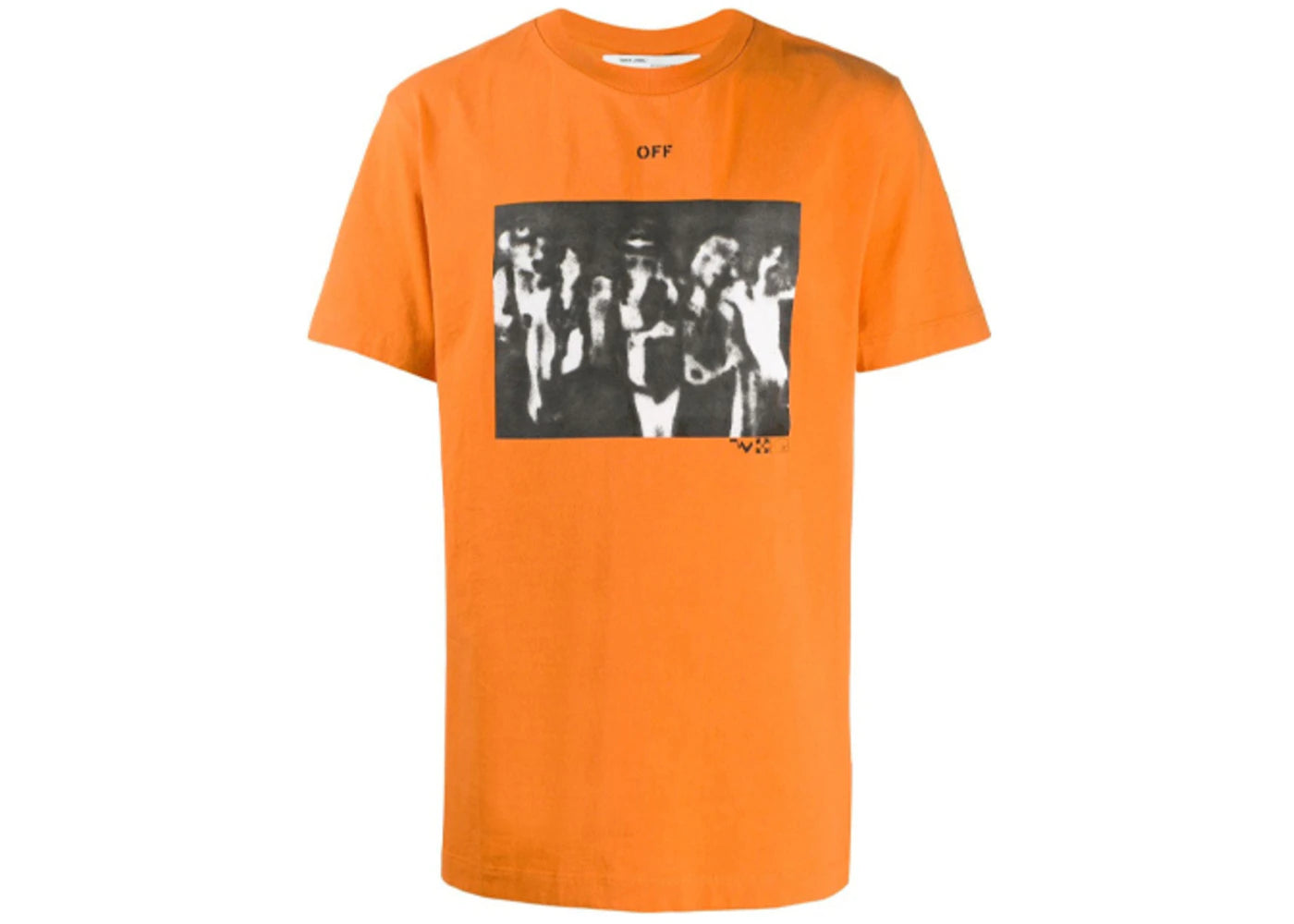 OFF-WHITE Spray Paint T-Shirt Orange