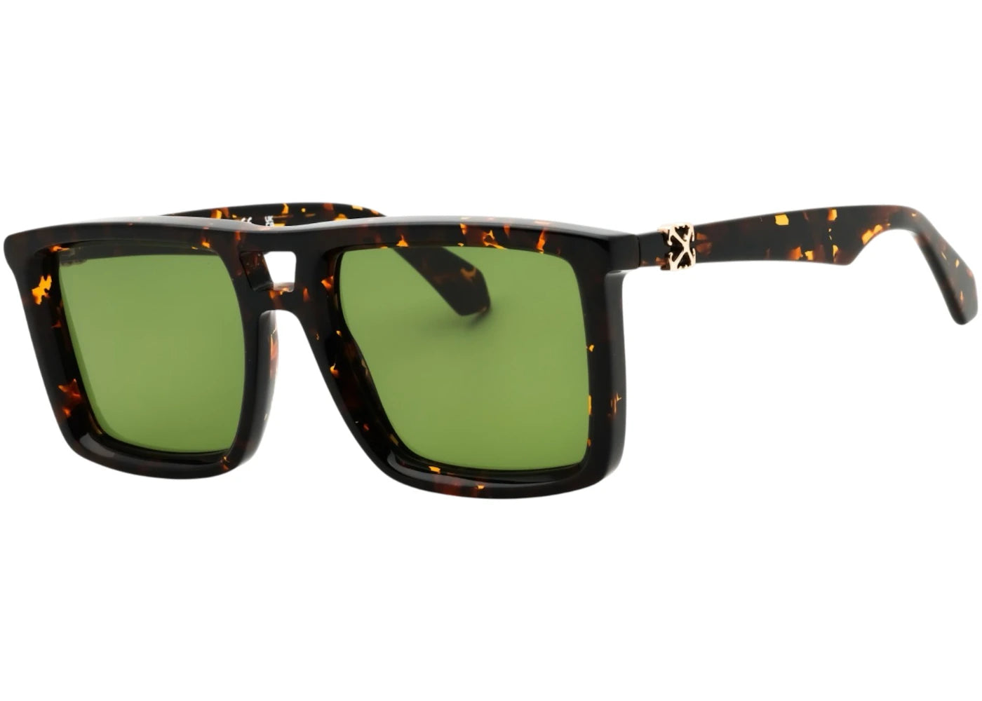 OFF-WHITE Stratford Sunglasses Havana Green (OERI13WS25PLA0016055)