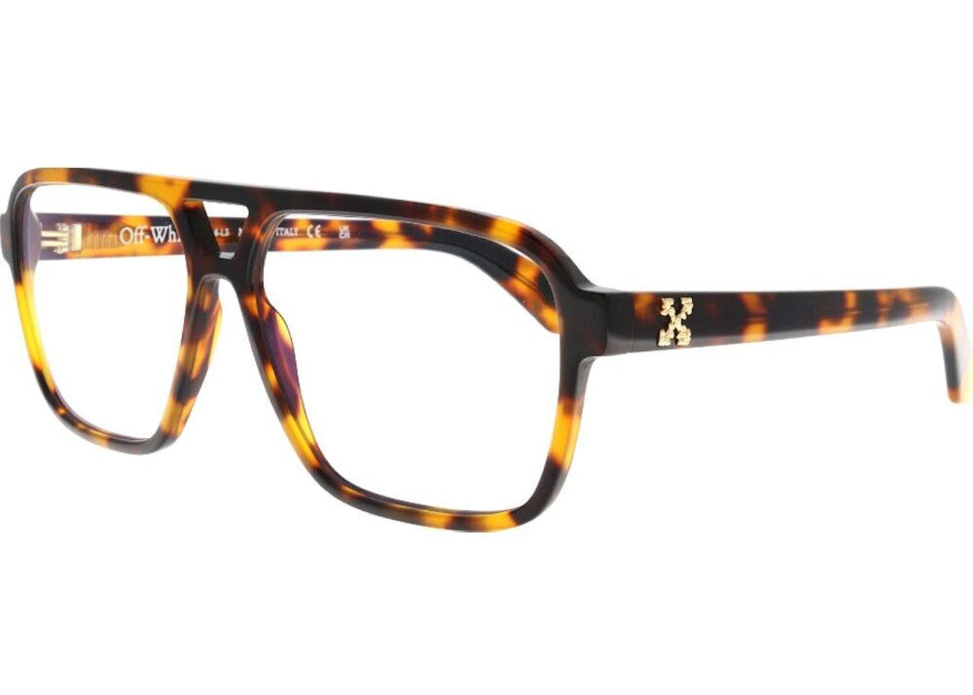 OFF-WHITE Style 28 Eyeglasses Havana (OERJ028S23PLA0016000)