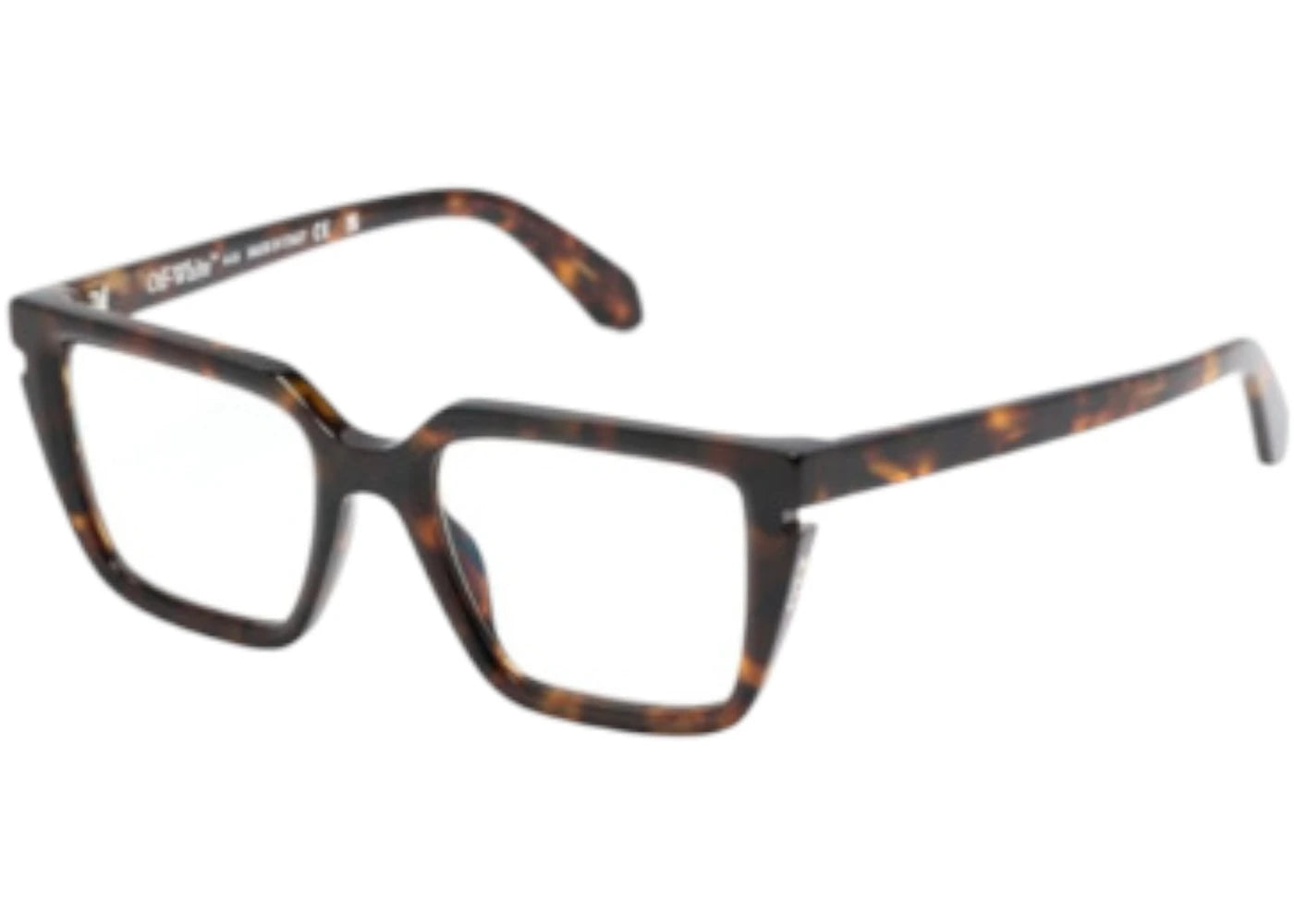 OFF-WHITE Style 52 Eyeglasses Havana Blue Light Block (OERJ052S24PLA0016000-FR)