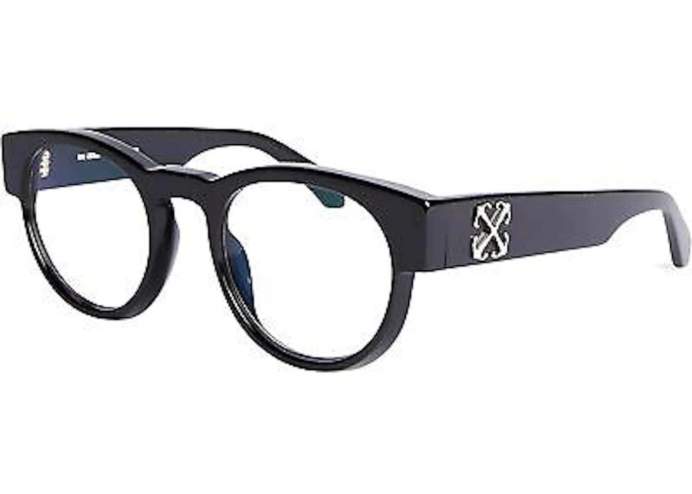 OFF-WHITE Style 58 Eyeglasses Black/Clear Lens (OERJ058S24PLA0011000-FR)