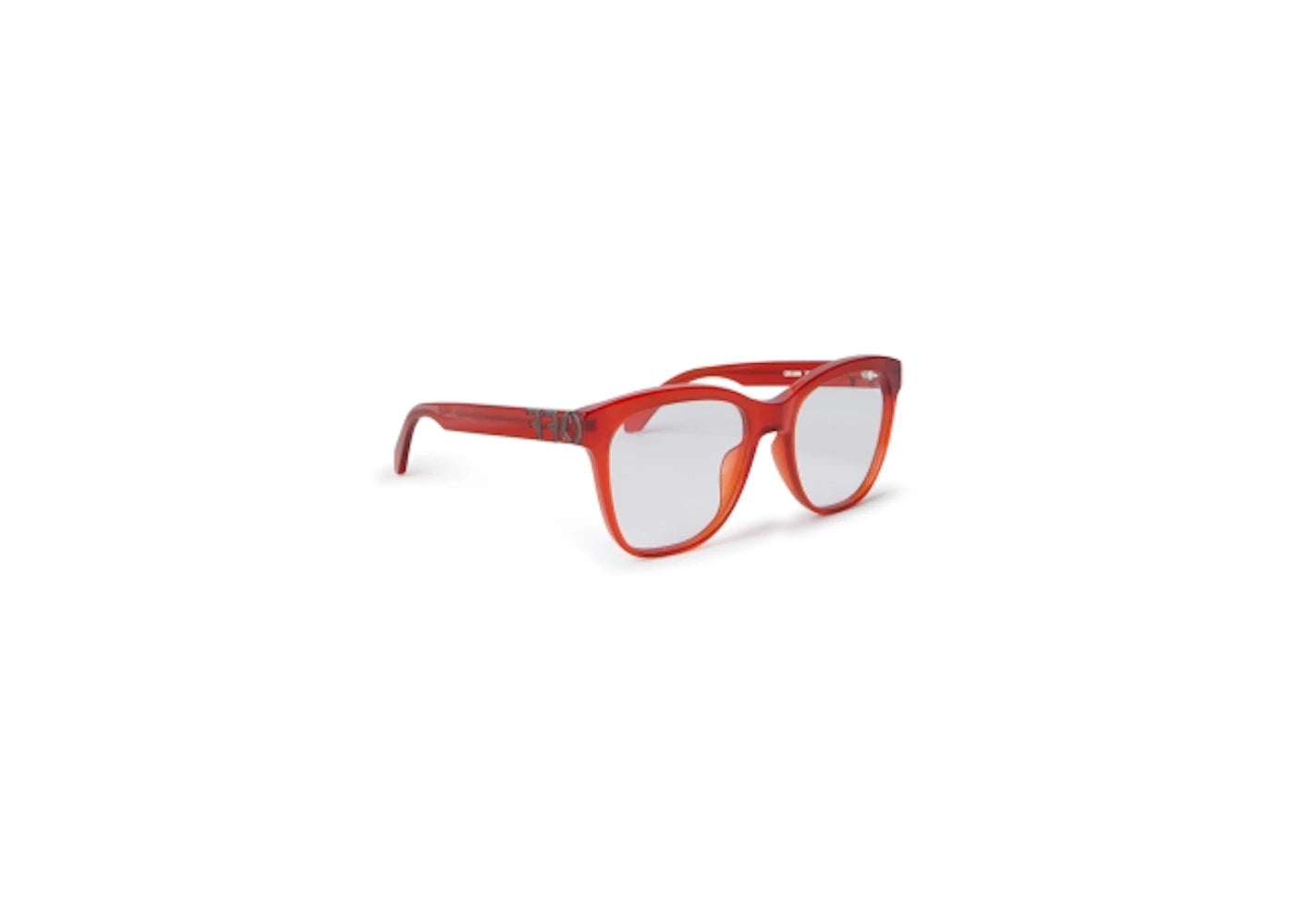 OFF-WHITE Style 69 Eyeglasses Red/Clear Lens (OERJ069S24PLA0012500-FR)