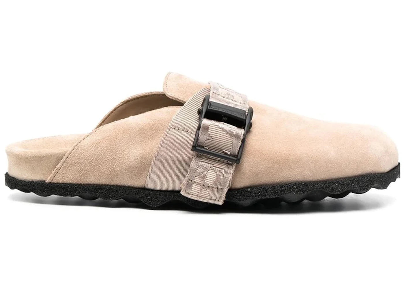 OFF-WHITE Suede Industrial Belt Sabot Sand (Women's)