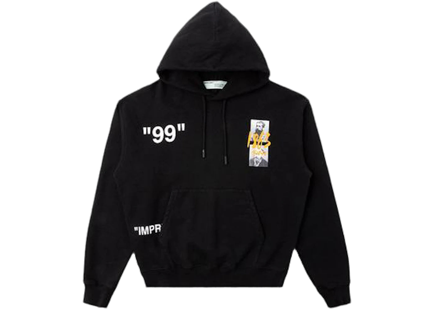 OFF-WHITE Summer Graphic Print Hoodie Black/Multicolor