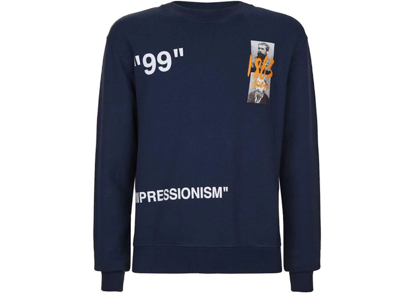 OFF-WHITE Summer Sweatshirt Blue/White/Black/Yellow