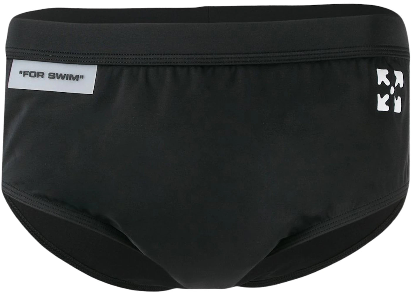 OFF-WHITE Swim Briefs Black/White