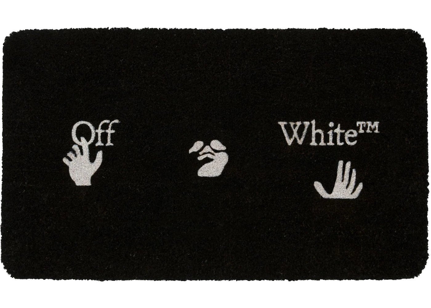 OFF-WHITE Swimming Man Logo Doormat