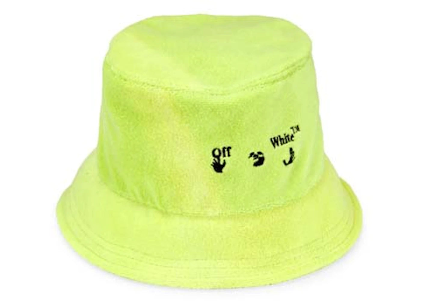 OFF-WHITE Swimming Man Towel Bucket Hat Yellow Fluo/Black