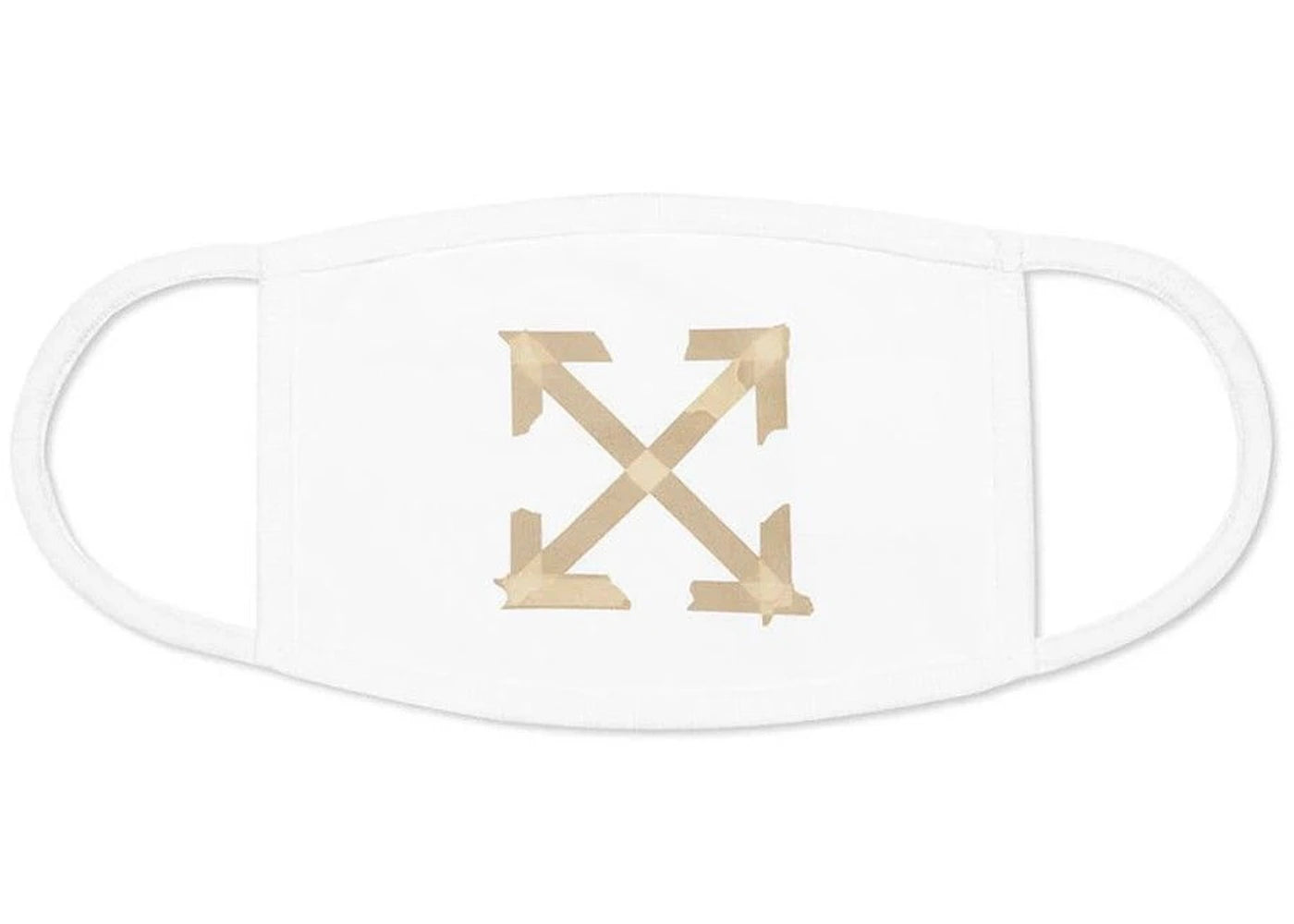 OFF-WHITE Tape Arrow Face Mask White/Beige