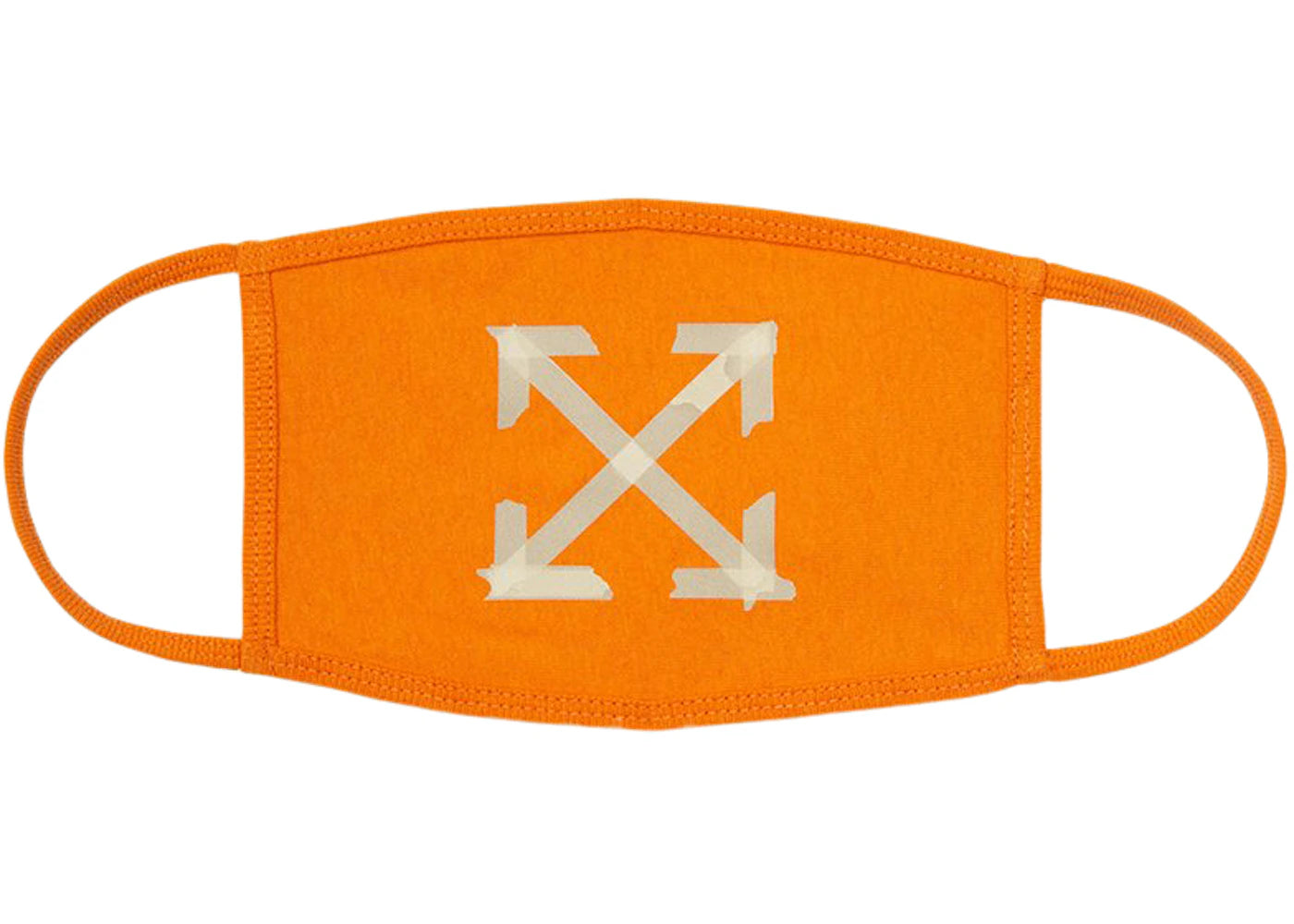 OFF-WHITE Tape Arrows Face Mask Orange/Beige