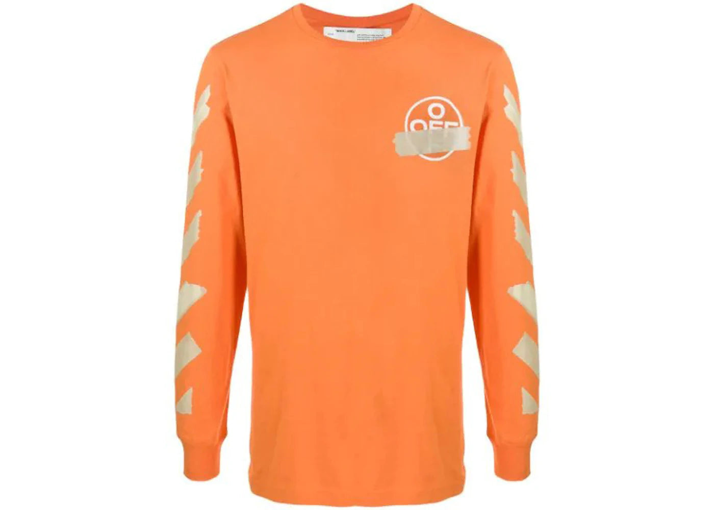 OFF-WHITE Tape Arrows Longsleeve T-Shirt Orange