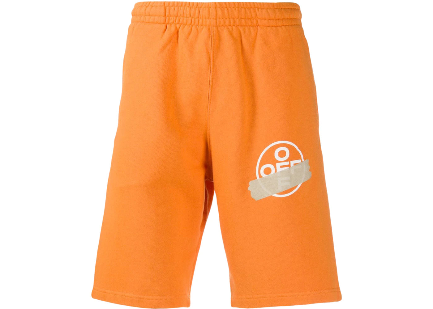 OFF-WHITE Tape Arrows Sweatshort Orange/Beige