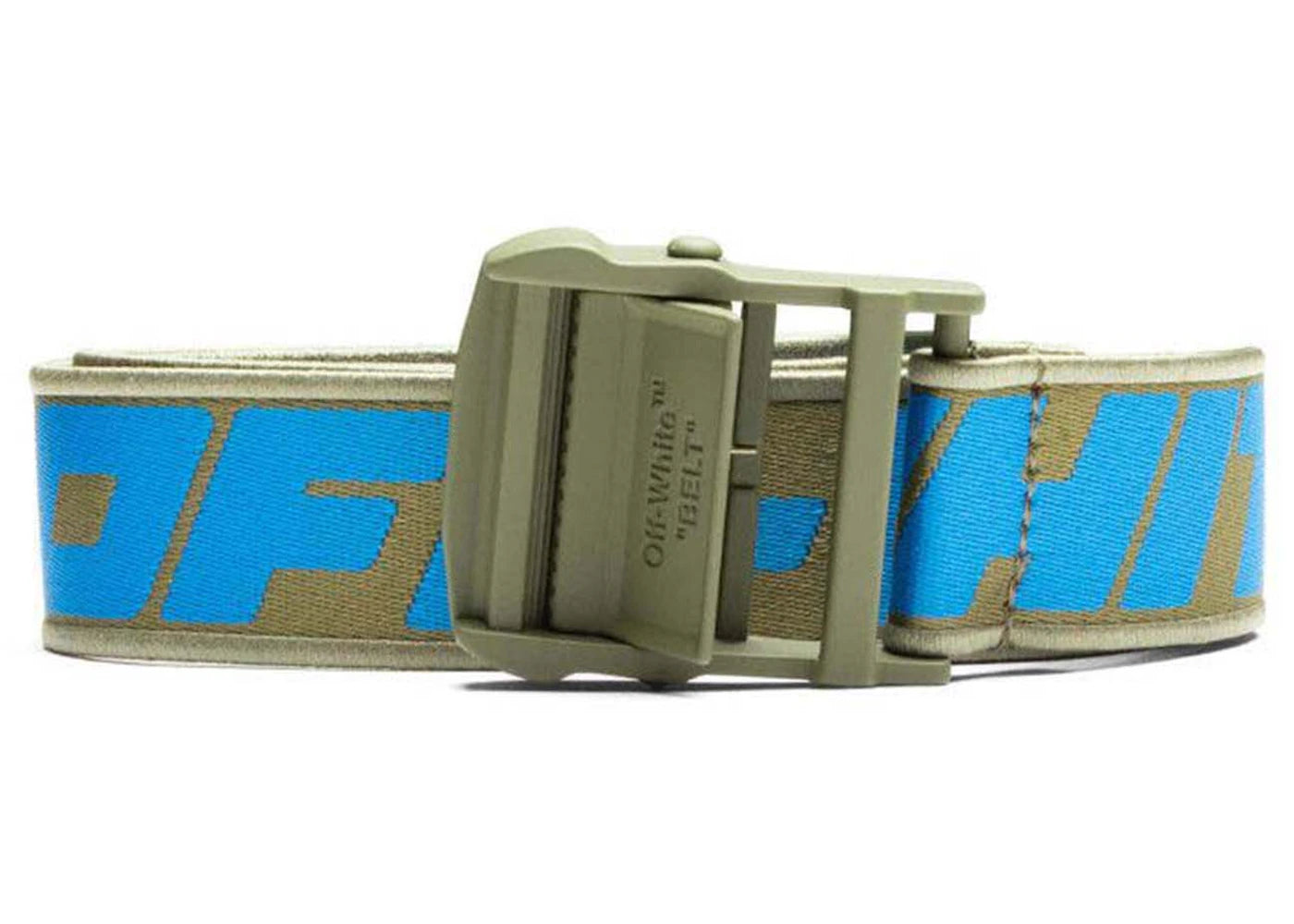 OFF-WHITE Tape Industrial Belt Green/Blue