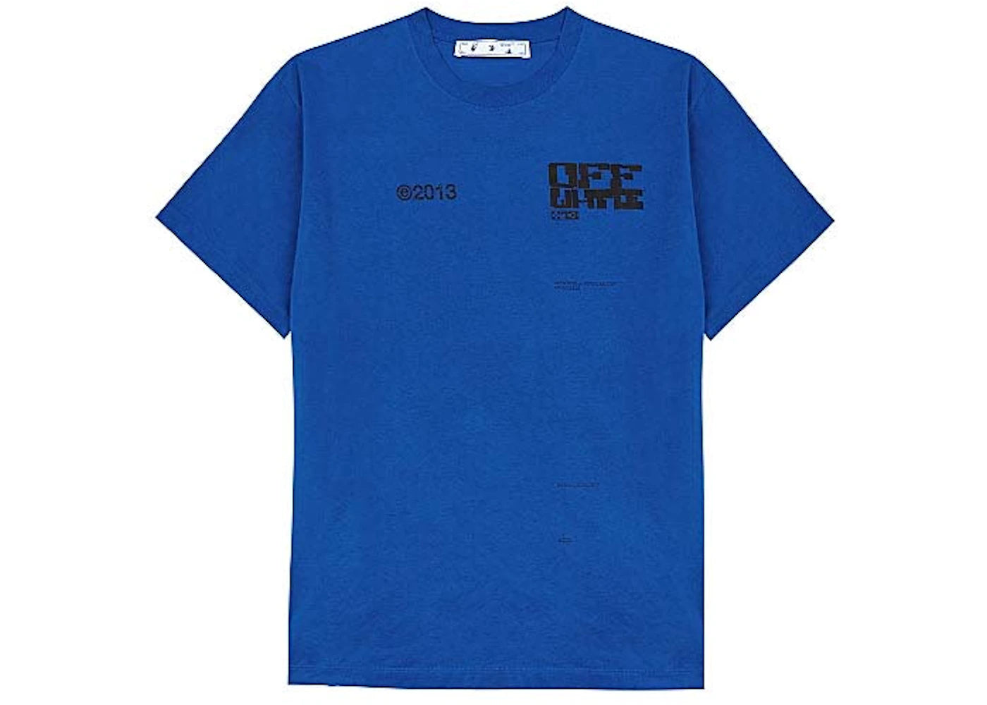 OFF-WHITE Tech Marker Over Crewneck Blue
