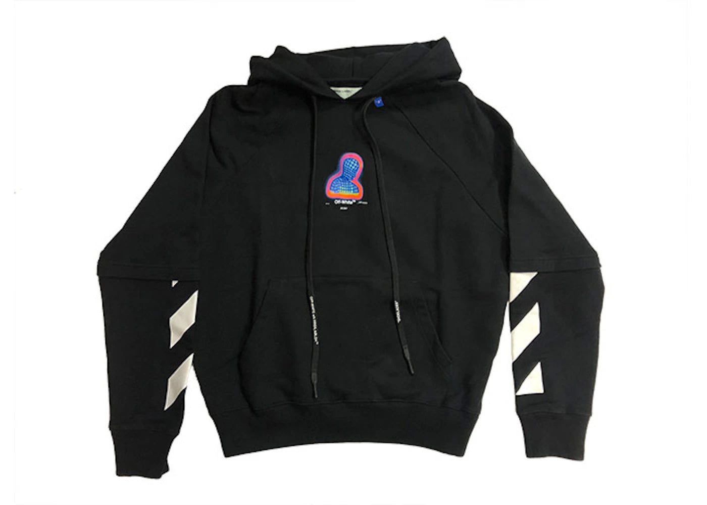 OFF-WHITE Thermo Man Hoodie Black