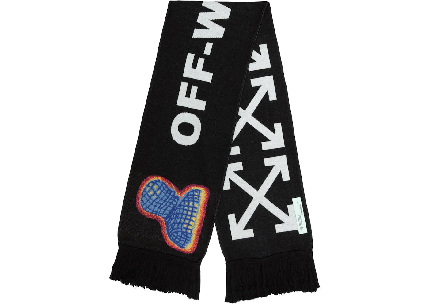 OFF-WHITE Thermo Scarf Black/Multicolor