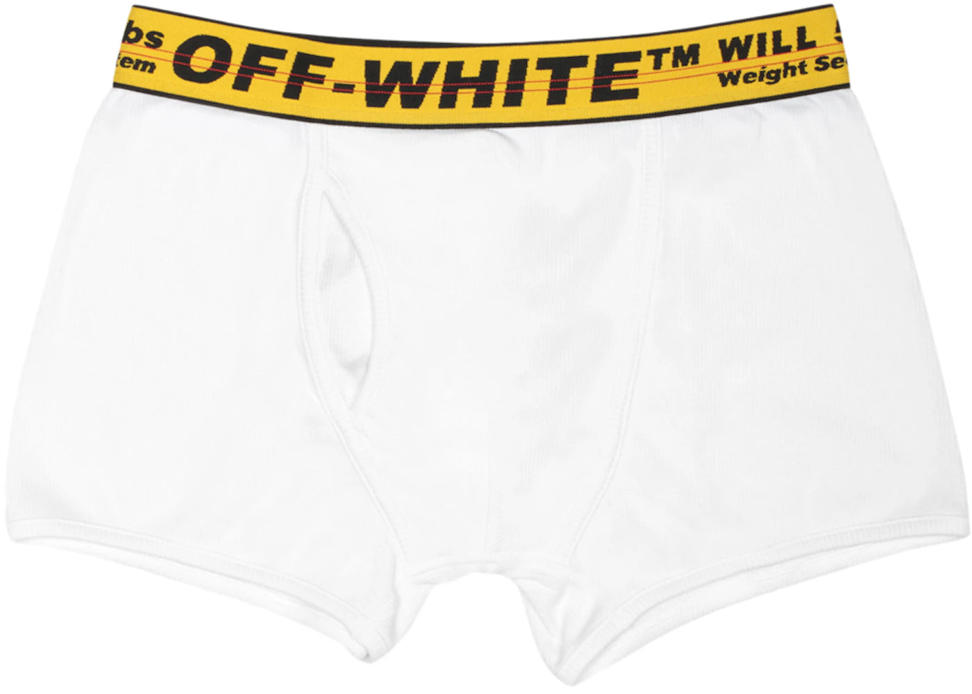 OFF-WHITE Three Pack Stretch Cotton Boxer Briefs (SS19) White/Yellow/Black