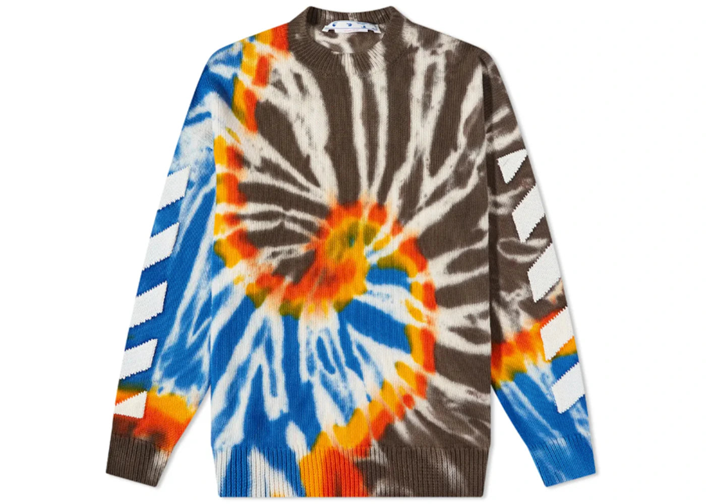 OFF-WHITE Tie Dye Knit Brown/Blue/Multi