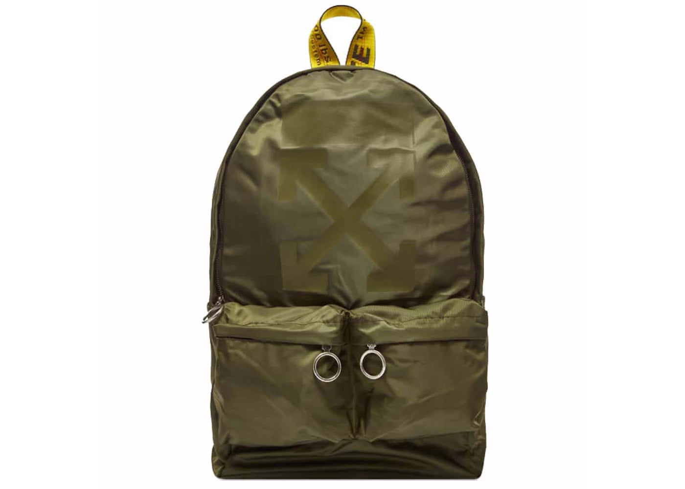 OFF-WHITE Travel Arrow Rucksack Backpack Green