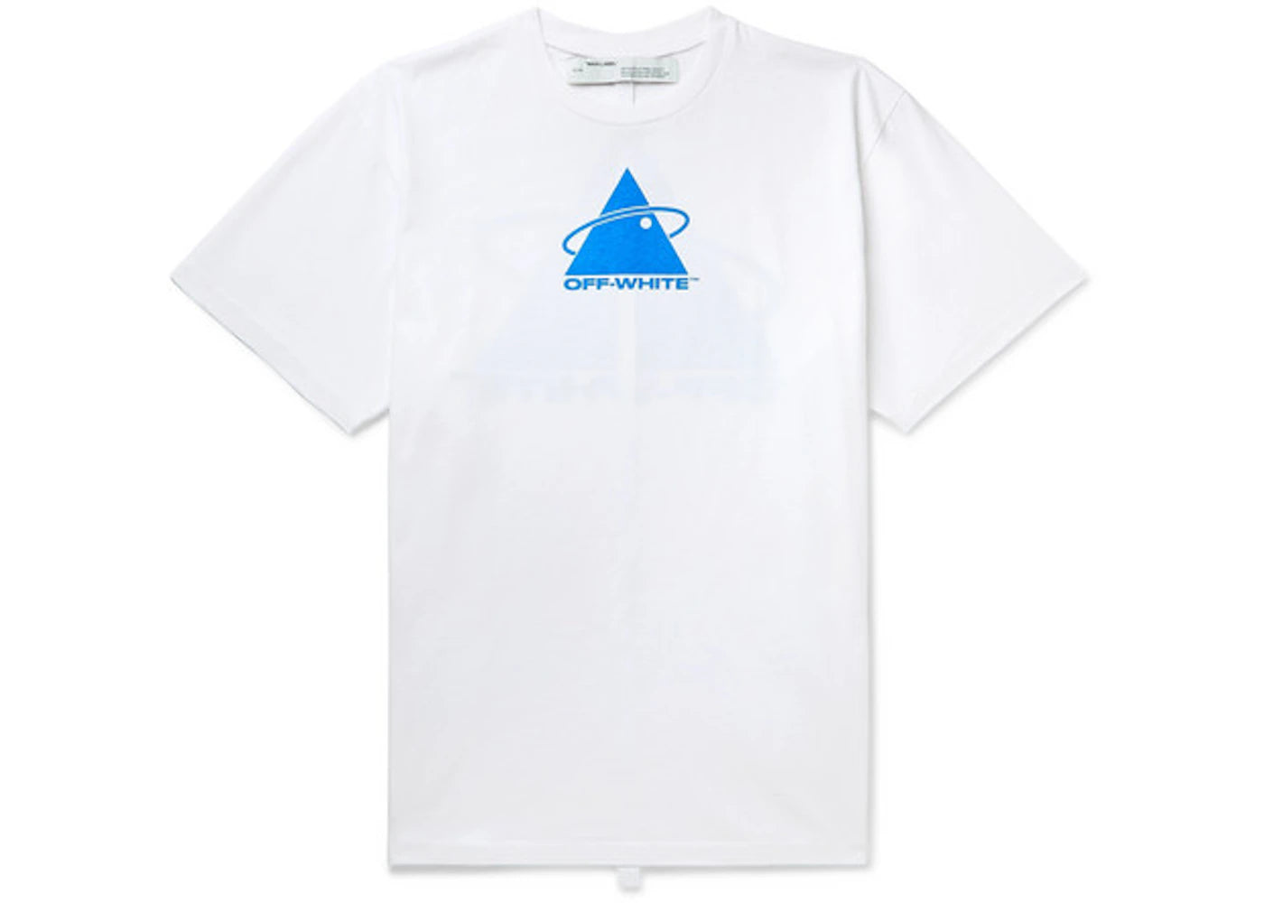 OFF-WHITE Triangle Planet T-Shirt White/Blue